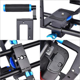 Protective Dslr Camera Cage With Stabilizer And Top Handle - Black-1915196736180195335