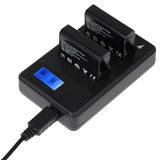 Gopro Hero4 Charger With Dual Batteries And Lcd Screen-1915197901458509824