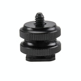 Aluminum Alloy Hot Shoe Adapter For Dslr & Gopro Cameras-1915198278811652097