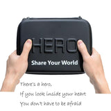 Portable Waterproof Travel Case For Action Cameras - Shockproof Fits Gopro Insta360 Dji - 22X16X7Cm-1922443395704426504