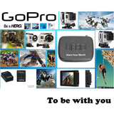 Portable Waterproof Travel Case For Action Cameras - Shockproof Fits Gopro Insta360 Dji - 22X16X7Cm-1922443395704426505