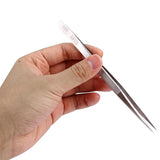 Stainless Steel Anti-Slip Tweezers - Non-Slip Grip-1915197274959515653