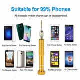 5-In-1 Gold Series Screwdriver Set - T5 T6 1.2 1.5 0.8 Sizes-1915197588437602309