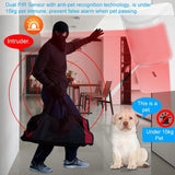 Wireless Dual Motion Detector - Infrared & Microwave White-1915197758973808646
