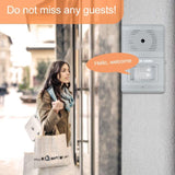 Grey Wireless Door Chime For Visitor Alert-1915197797435576327