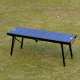 NNEOBA IGT 4-Unit Outdoor Camping Ultralight Folding Table Black