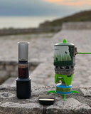 NNEOBA Compact Camping Gas Burner Cooking System Green