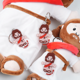 Jesus Hug Plush Doll with 7cm Keychain Ornament
