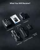 NNEOBA 1080P Body Camera with 13-Hour Recording 64GB Black