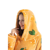 NNEOBA Oversized Sherpa Wearable Blanket Hoodie