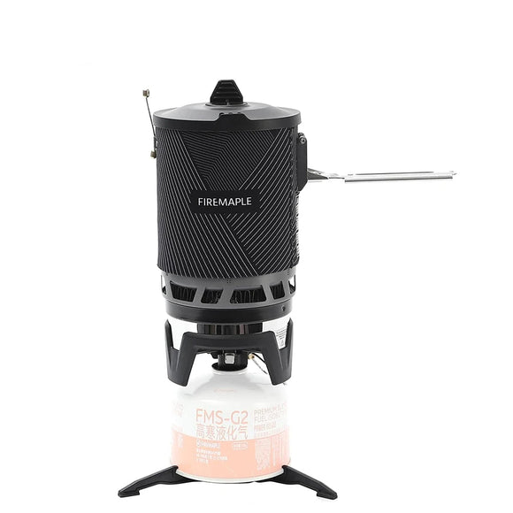 NNEOBA All-in-One Camping Stove with Piezo Ignition Black