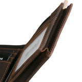 Genuine Leather Men's Short Wallet