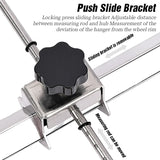 NNEOBA Bike Derailleur Hanger Alignment Gauge Tool Silver