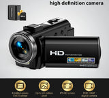 NNEOBA Digital HD Camera with Rotating Screen with 32G Card Black