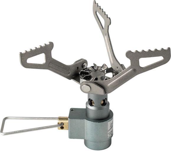 NNEOBA Mini Camping Gas Burner Pocket Stove Grey