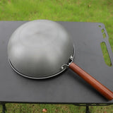 NNEOBA Camping Frying Pan Folding Handle Dark Grey