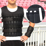 NNEOBA Adjustable Weighted Vest (Plates Not Included) Black