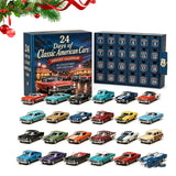 24-Day Mini Christmas Brick Ornament Advent Calendar,Unique Designs, Buildable Bricks, Hanging Loops Included, Holiday Countdown