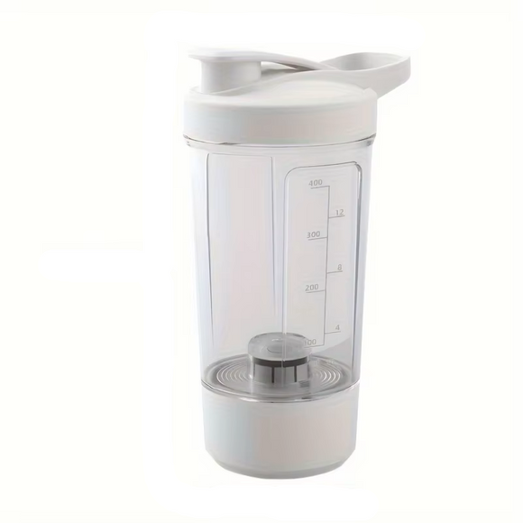 NNEOBA 13.53 Oz Portable Electric Self-Stirring Cup USB Bottle White