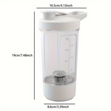 NNEOBA 13.53 Oz Portable Electric Self-Stirring Cup USB Bottle White