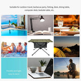 NNEOBA Folding Table with Portable Storage Net