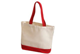 Custom Photo & Text Canvas Tote Bag