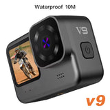 NNEOBA 5K Action Camera Dual Screen 60FPS 4K Sports Cam Black