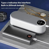 NNEOBA Ultrasonic Glasses Cleaner – Wireless Multi-Purpose Eyewear Cleaning Machine