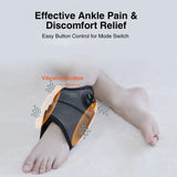 NNEOBA Electric Foot Ankle Massager with Heat Black