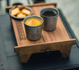 NNEOBA 300ml Titanium Camping Mug Double-Layer Grey