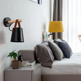 NNEOBA Nordic Modern Wooden Wall Lamp