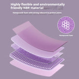 NNEOBA 4CM Ultra-Thick NBR Yoga Fitness Support Pad Purple