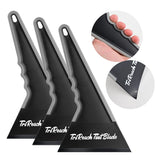 3-Piece Triangle Window Tint Squeegee Set – Soft Rubber Edge Scraper for Car Film & Glass Cleaning