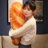 50cm French Bread Plush Pillow Soft Baguette Stuffed Cushion