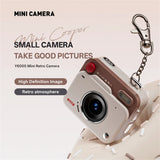 NNEOBA Retro Mini Keychain Camera Khaki
