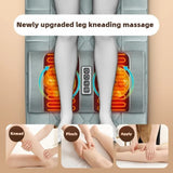 NNEOBA Electric Full Body Massage Mattress with Heat, Airbag, and Kneading Grey