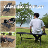 NNEOBA Folding Double Camping Stool Black