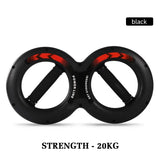 NNEOBA 20KG 8-Word Hand Grip Strength Trainer Black
