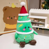Christmas Tree Plush Toy Festive Stuffed Doll for Holiday Decoration