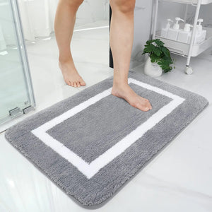 NNEOBA Luxurious Comfort: Olanly Absorbent Bath Mat for Stylish and Cozy Home Decor