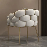 NNEOBA Modern Nordic White Dining Chair