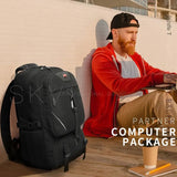 50L Waterproof Travel Backpack with Laptop Compartment