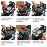 NNEOBA 9D Electric Rotary Head Shaver