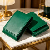 Portable PU Leather Watch Travel Case – Dustproof Watch Storage Pouch with Soft Flannel Lining