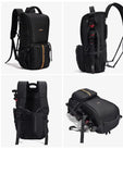 NNEOBA Waterproof Photography Camera Backpack Black