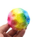 NNEOBA 3Pcs Galaxy Moon Ball Extreme High Bouncing Ball