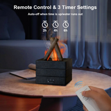NNEOBA Flame Aroma Diffuser – Mini Humidifier with Essential Oil & Night Light