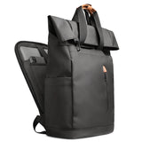 NNEOBA Ravel Expandable Laptop Backpack Waterproof Black