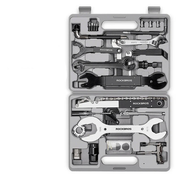 NNEOBA 44-in-1 Professional Bicycle Repair Tool Kit Multifunction Grey