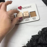 NNEOBA Wood Romantic Date Night Game
